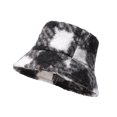 thumbnail image 1 of CSChome Fisherman Hat Unisex Winter Fisherman Hat - Color Matching Thick Soft Plush Flat Top, 1 of 7