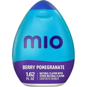 mio Berry Pomegranate Flavored with other natural flavor Liquid Water Enhancer, 1.62 fl oz Bottle (Pack of 2)