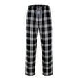 thumbnail image 4 of KyCheLot Mens Pajama Pants Soft Flannel Plaid Wide Leg Trousers Homewear Casual Mid Waist Sleep Pants, 4 of 5