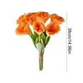 thumbnail image 3 of Artificial Lisianthus,14.96 inch Fake Flowers,7 Pcs Elegant Floral Decor,Ideal for Home Dining Tables,Wedding Table Settings And Indoor Floral Arrangements, 3 of 7