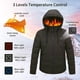 thumbnail image 3 of Sexy Dance Men Warm Coat Electric Thermal Coat Jacket Winter Hooded Outwear Calentamiento al aire libre Chaquetas cálidas con paquete de batería de 10000mAh, 3 of 11