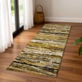 thumbnail image 6 of Addison Rugs Mayfield Premium Machine Washable Transitional Stripes Brown Runner Rug, 2'3" x 7'6", 6 of 6