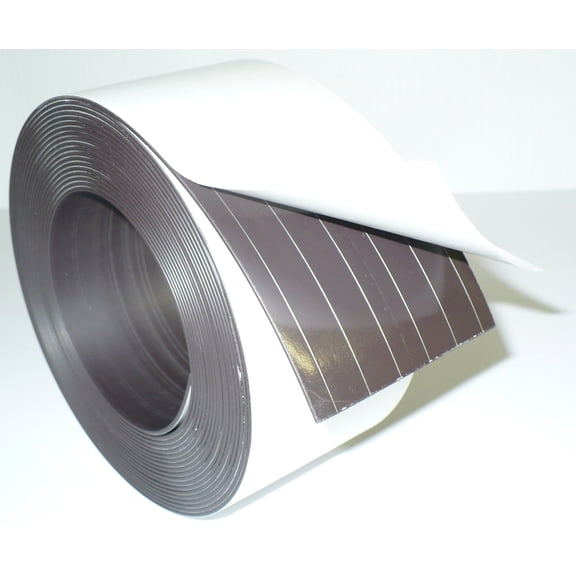 3" X 25' - 60 mil Adhesive Magnetic Tape Strip Roll