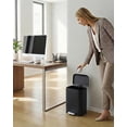 thumbnail image 7 of Danolapsi 3.2 Gallon / 12L Bathroom Trash Can,Step Garbage Can with Soft-Close Lid, Stainless Steel Recycling Bin with Removable Inner Bucket,Fingerprint-Proof Step Rubbish Bin for Living Room,Office, 7 of 7