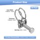 thumbnail image 3 of Uxcell 20-Pack Abrazadera de Manguera de Doble Alambre, Clips de Manguera de Acero Inoxidable Ajustables para Manguera de Recolección de Polvo de 15-18mm, 3 of 7