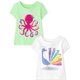 thumbnail image 1 of Camiseta The Children's Place para bebés y niñas pequeñas, paquete de 2 unidades, 4 unidades, 1 of 4