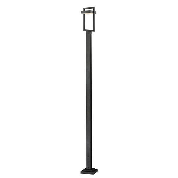 1 Light Outdoor Post Mounted Fixture - 566PHBS-536P-BK-LED