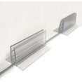 thumbnail image 5 of Large Adhesive Sneeze Guard Holders, Stable Glass Stands to Fasten Acrylic Panels & Plexiglass Sheets 3/16" to 1/4" Thick, 3" L x 1.25" H, 2 Pack, 5 of 5