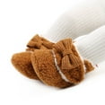 thumbnail image 2 of Baby Girls Soft Velvet Cotton Boots Infants Winter Warm Crib Shoes First Walkers 0-18M, 2 of 7