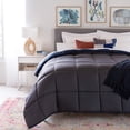 thumbnail image 3 of Inserto de edredón y edredón Linenspa reversible King Navy, 3 of 6