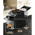thumbnail image 4 of Yiwa Automatic Espresso Machine, 1.5L Coffee Maker with Grinder, Milk Frother & Auto Cleaning for Latte, Cappuccino, Macchiato, 4 of 10