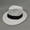 White, variant on Bucket Hats Unisex Men Women Panama Wide Brim Straw Hats Aldult Jazz Straw Hat Top Hat Sun Hat Rose Gold