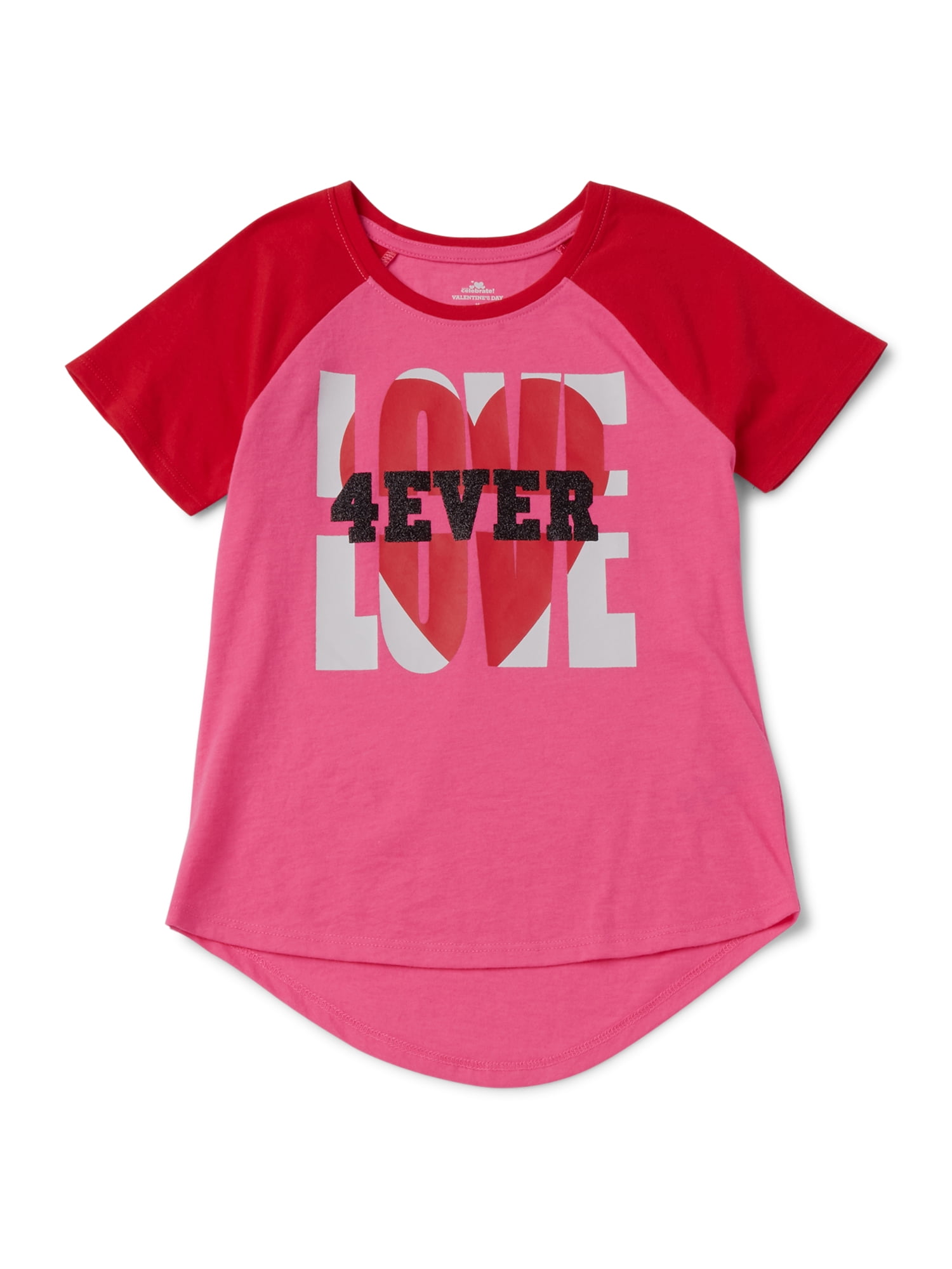 Little Boys Girls Happy Valentine’s Day T-Shirt Tops Shirt Baby Raglan Long Sleeve Casual Tees 