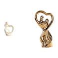 thumbnail image 1 of Figura artística de resina de una pareja, ideal para decorar escritorios, armarios o el hogar. Un regalo perfecto como recuerdo de aniversario para en, 1 of 8