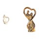thumbnail image 1 of Figura Artística De Resina De Una Pareja, Ideal Para Decorar Escritorios, Armarios O El Hogar. Un Regalo Perfecto Como Recuerdo De Aniversario Para Enamorados O Familiares., 1 of 8