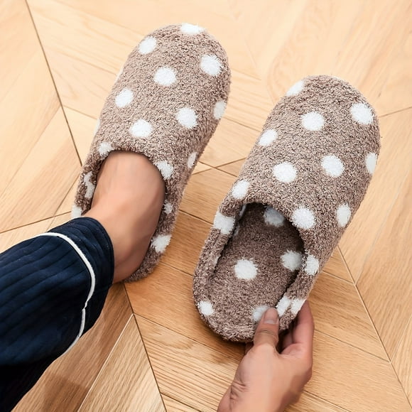 SUTENGDA Pantoufles d'Intérieur Légères et Chaudes en Peluche pour Hommes