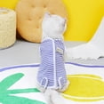 thumbnail image 4 of Cats Surgery Recovery Suit, Cat Cone E-Collar Alternative After Surgery, Pet Recovery Shirt (blue), 4 of 6