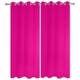 thumbnail image 4 of Outdoor Curtains for Patio Waterproof Rosy Pink Indoor/Outdoor Curtain Tiebacks Solid Color Privacy Curtain Sun Blocking Grommet Drapes for Pergolas Gazebo Porch Balcony 2 Panel 54x95 Inch, 4 of 9