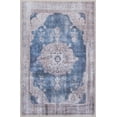 thumbnail image 6 of GLN Rugs Akhira Indoor, Machine Washable Area Rug 2'x3' Turkish Cream/Navy, 6 of 8