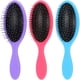 thumbnail image 1 of wonima11 3 Pieces Hair Brush Detangler Soft Bristles Detangling Brush Round Painless Comb Glide Through Tangles with Ease for Most Hair Types Women Men Boys and Girls Wet and Dry Curly, 1 of 1