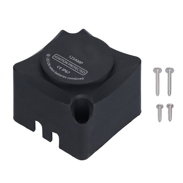 Relé sensible al voltaje Carga automática VSR Aislador de batería inteligente dual con tornillos 12V 125A