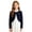 Navy, variant on Coerni Girls Bolero Cardigan Sweater Single Button Closure Long Sleeve Cropped Cover Up Kids Spring Fall Elegant Layering Tops