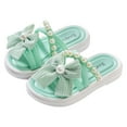 thumbnail image 3 of Cathalem Girls Slippers Unisex-Child Beach Slides Comfort Slide Sandals Slip Resistant Slippers for Indoor Outdoor Water Shoes (Green,2), 3 of 7