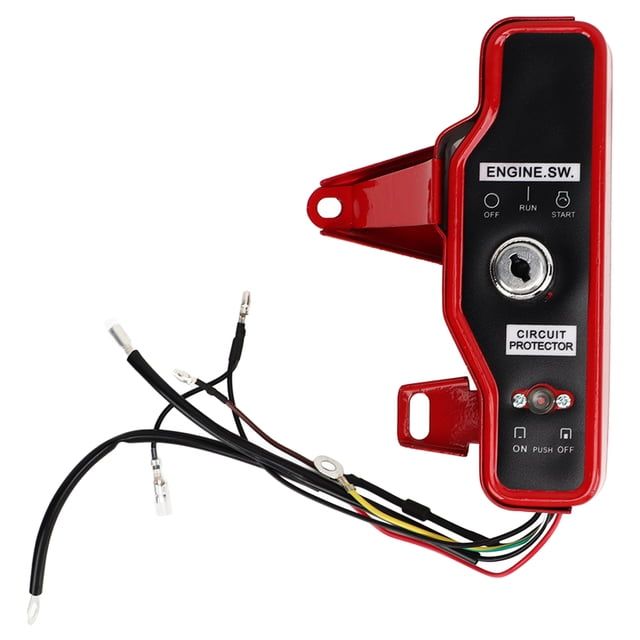 Panel de interruptor de llave fuera de borda, Panel de interruptor de llave fuera de borda Panel de interruptor de llave de encendido Caja de interruptor de llave de encendido Durabilidad mejorada VoborMX herramienta