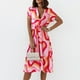 thumbnail image 2 of Vestidos Para Mujer Vestidos Casuales Escote en V Manga Corta Estampados Odeerbi ODB159251, 2 of 9