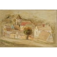 thumbnail image 3 of Tadeusz Makowski 14x11 Black Modern Framed Museum Art Print Titled - Town (1926), 3 of 5