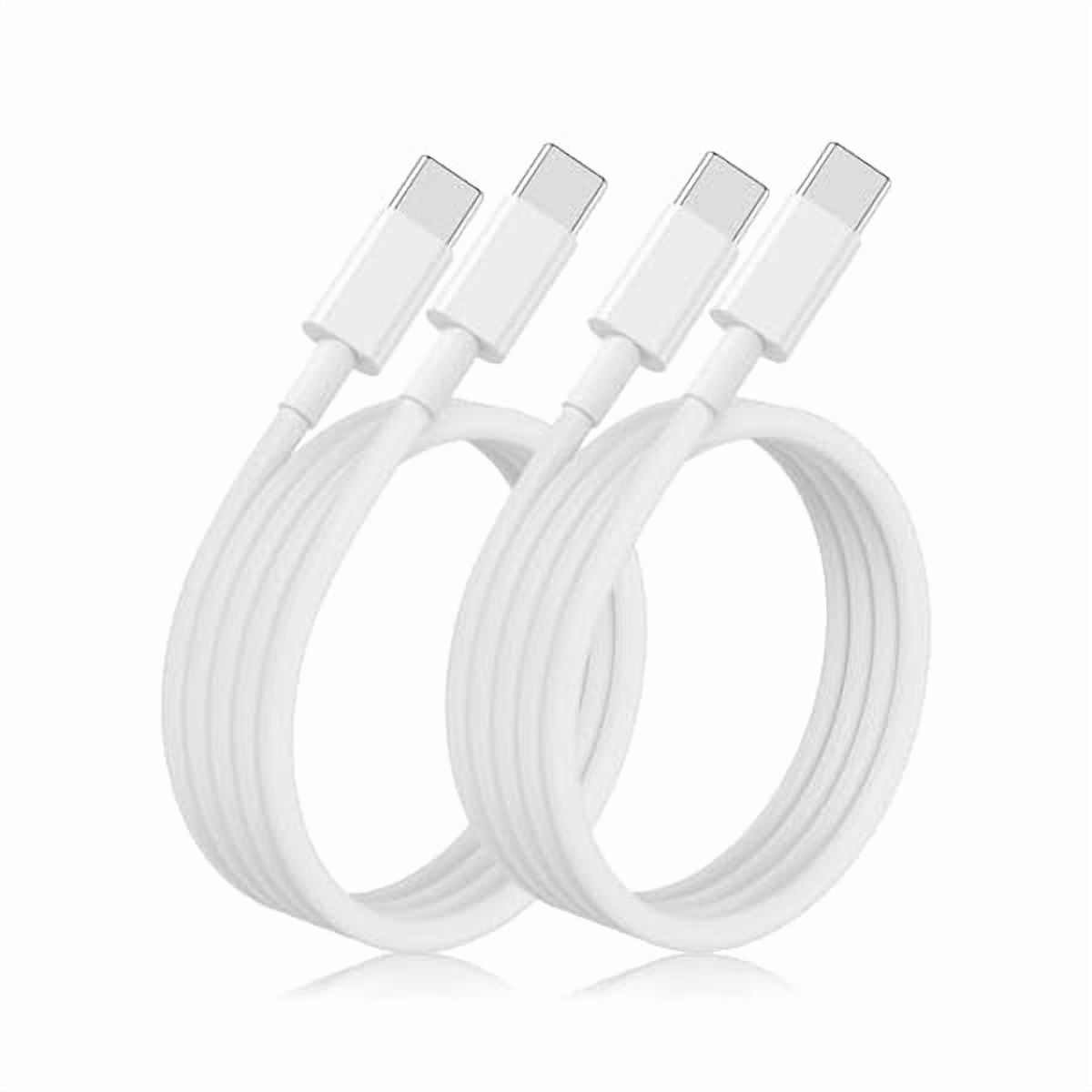 Quyaojz iPhone 15 Charger Cable 1M 2Pack, USB C to USB C Charging Cable 60W Fast Charging Type C Cable Lead for Apple iPhone 15 /15 Pro/15 Plus,MacBook Pro/Air,iPad Pro/Air, Samsung S22 S21