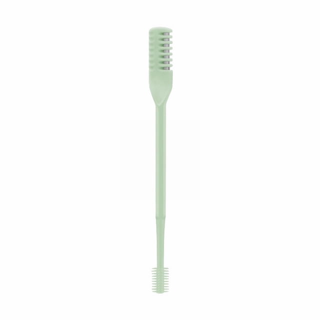 Afeitadora de vello nasal de doble cabezal de acero inoxidable, afeitado y recorte, máquina para limpiar y recortar el vello nasal manualmente