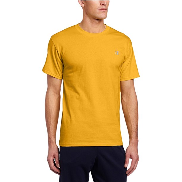 Champion Playera para Hombre, Amarillo, XX-Large