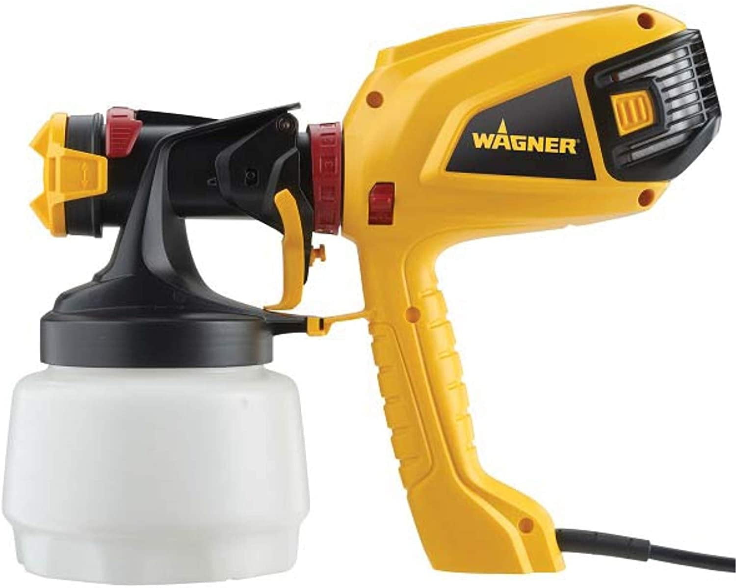 Wagner FLEXiO 2000 Handheld HVLP Paint Sprayer with Detail Nozzle & Shield 