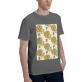 thumbnail image 2 of Bingfone Cartoon Honey Pot Bee Sunflower Men'S Loose Fit Short-Sleeve Pocket T-Shirt, 2 of 7