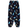thumbnail image 4 of TiaoBug Kids Girls Elastic Waist Bohemian Harem Pants Summer Beach Hippie Trousers Yoga Dance Pilates Dinosaur 150, 4 of 7