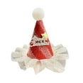 thumbnail image 2 of Pinza para el pelo navideña, decoración navideña, pinza para el pelo para fiestas temáticas, festivales, disfraces Rojo, 2 of 8
