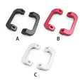 thumbnail image 2 of BrowQuartz 1Pair Door Grab Auto Pull Refit Aluminum Armrest Trim Roof Handle Vehicle Handles Fittings Replacement for 2005 2018 Silver, 2 of 6