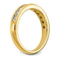 thumbnail image 6 of 14K Yellow Gold Diamond, Lab Grown Round Ring Band, Size 5, 6 of 6