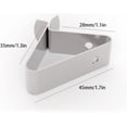 thumbnail image 4 of 6 Pieces Food Thermometer Holder Clip Probe Clip Holder Stainless Steel Grill Thermometer Clip Ambient Temperature Reading for Deep Frying Milk Roasting (Silver) Type 1, 4 of 8