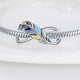 thumbnail image 4 of Plata Esterlina 925 Magic Heart Match Con Pandora Pulsera Original DIY Mujer Oreja Colgante DJ Popular Era Joyería, 4 of 4