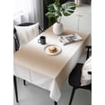 thumbnail image 6 of Khaki White Ombre Table Cloth, Modern Abstract Art Farmhouse Gradient Waterproof Tablecloth for Rectangle Tables, Reusable Washable Fabric Table Cover for Restaurant Kitchen Dining Tables 54"x108", 6 of 6