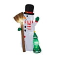 thumbnail image 3 of Tcbosik 6.1Ft Christmas Inflatable Decoration, LED-Lighted Blow-Up Snowman Holding Broom, Suitable for Indoor & Outdoor Xmas Decor, Ideal for Yard, Lawn, Garden, and Party Outdoor Ornament, 3 of 7