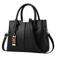 thumbnail image 1 of Bmisegm Fashion Handbag Simple Bag Large Capacity One Shoulder Women Bag Work Tote Black One Size, 1 of 6