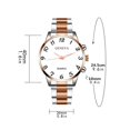 thumbnail image 3 of Resicozy Watches for Men Metal Strap Watch Large Number Round Dial Business Casual Daily Wristwatch H One Size, 3 of 3