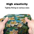 thumbnail image 7 of HELLHERO Rollator Seat Back Cover Stretchable Material for Outdoor Park Outdoors Parks Back Rest Covers, Frangipani, 7 of 7
