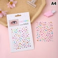thumbnail image 3 of Face Gems Tattoo Eye Jewels Festival Body Crystal Make Up Sticker Diamond Pearls, 3 of 8