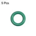 thumbnail image 2 of Fluorine Rubber O Rings 7.5mm OD, 4.5mm Inner Diameter, 1.5mm Width, Seal Gasket Green 5Pcs, 2 of 3