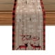 thumbnail image 1 of Bandera de mesa navideña, mantel decorado con tapete de Papá Noel y cervatillo con ambiente festivo, 1 of 5