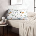 thumbnail image 5 of Plush Throw Pillow Covers, Sea creatures A Pillow Cases with Invisible Zipper, Breathable Microfiber Pillow Cases Standard Size for Sleeping Bedroom Sofa Living Room 14x20, 5 of 5